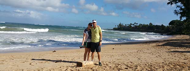 Strand vid Paia Maui